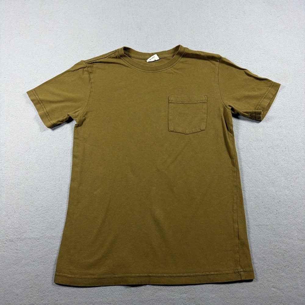 Filson Pocket T Shirt Men XS Short Sleeve Olive Green Cotton Workwear Tee